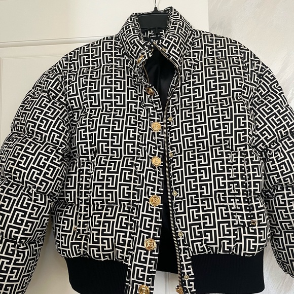 BALMAINMonogram Puffer Jacket